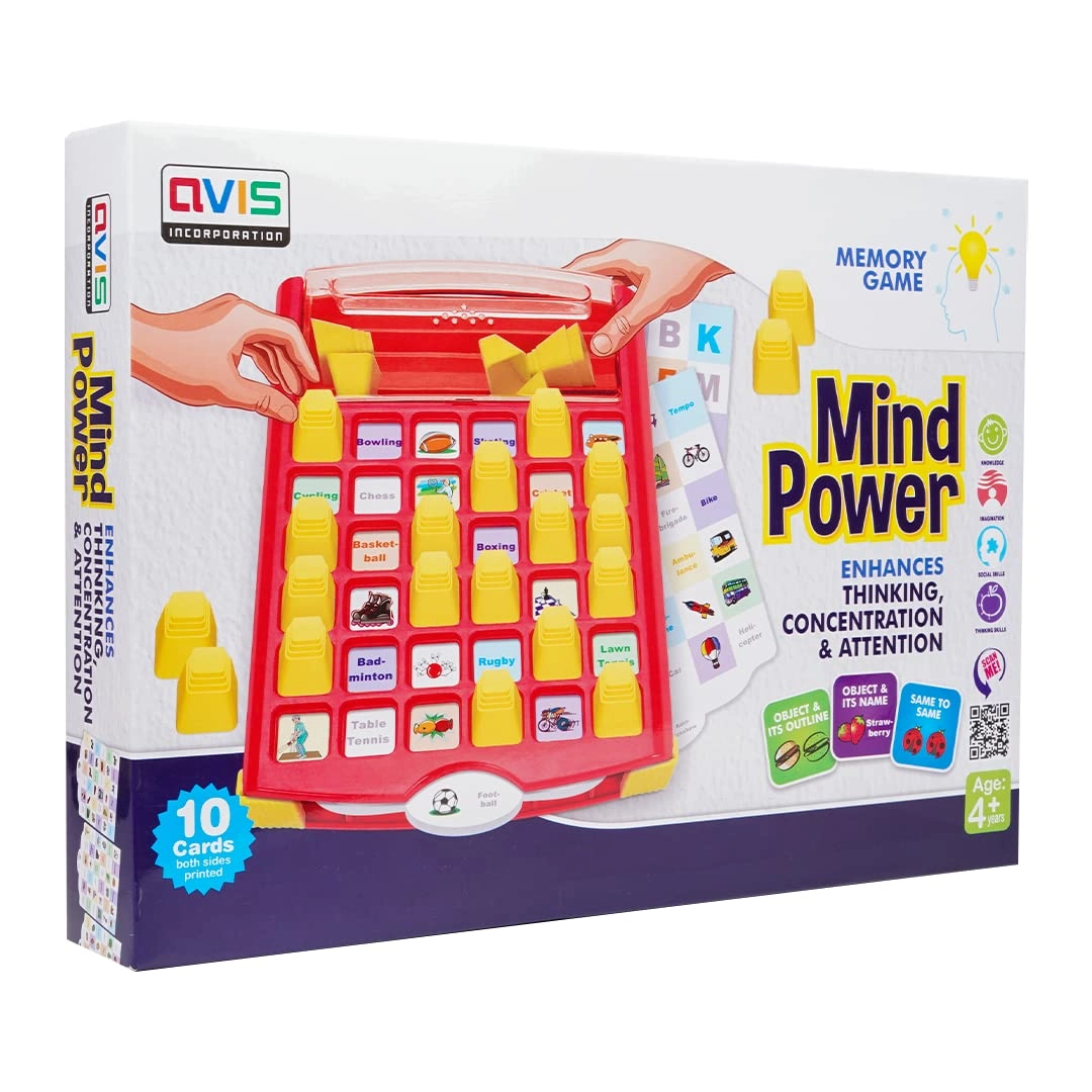 RATNA'S Avis Mind Power Memory Game - 4 years and up