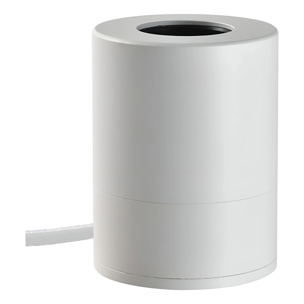 MESSAGE IN THE BULB Pop Table Lamp Base - White With White Cable