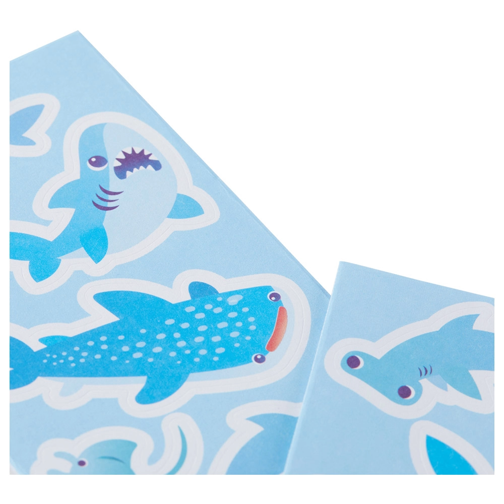 Sharks & Rays Sticker Book 2 pcs