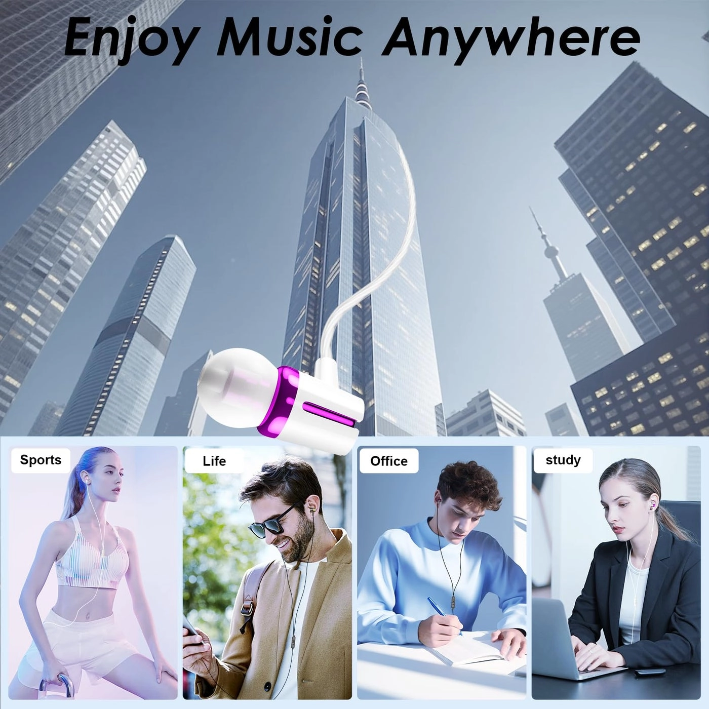 finder-01 Wired Earbud Pack