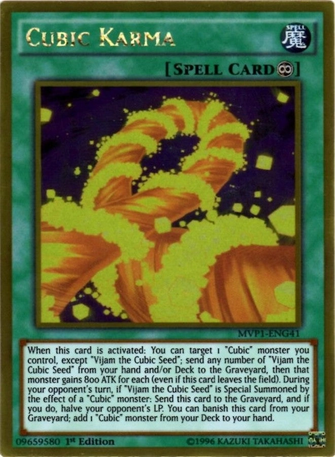 Yu-Gi-Oh! Cubic Karma MVP1-ENG41 - English