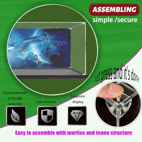 Display Case Compatible with Lego 10356 - 3mm acrylic 65 x 55 x 30 cm