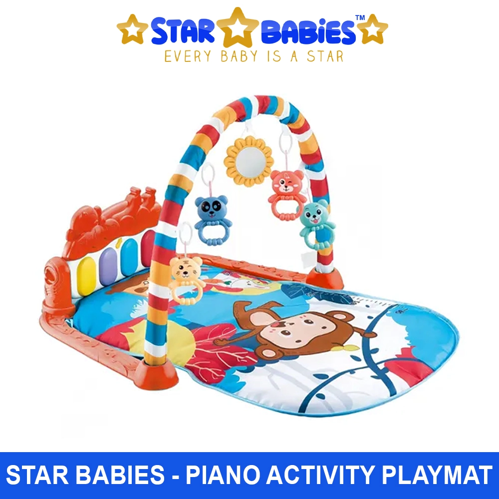 Double-Sided Pedal Piano Activity Playmat - 0 month