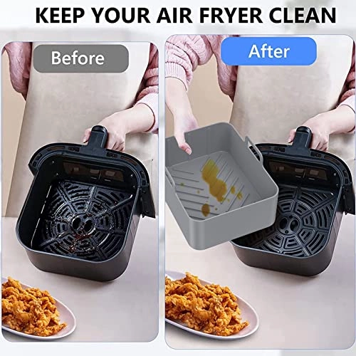 Air Fryer Silicone Liner - Food-grade Silicone 2PCS