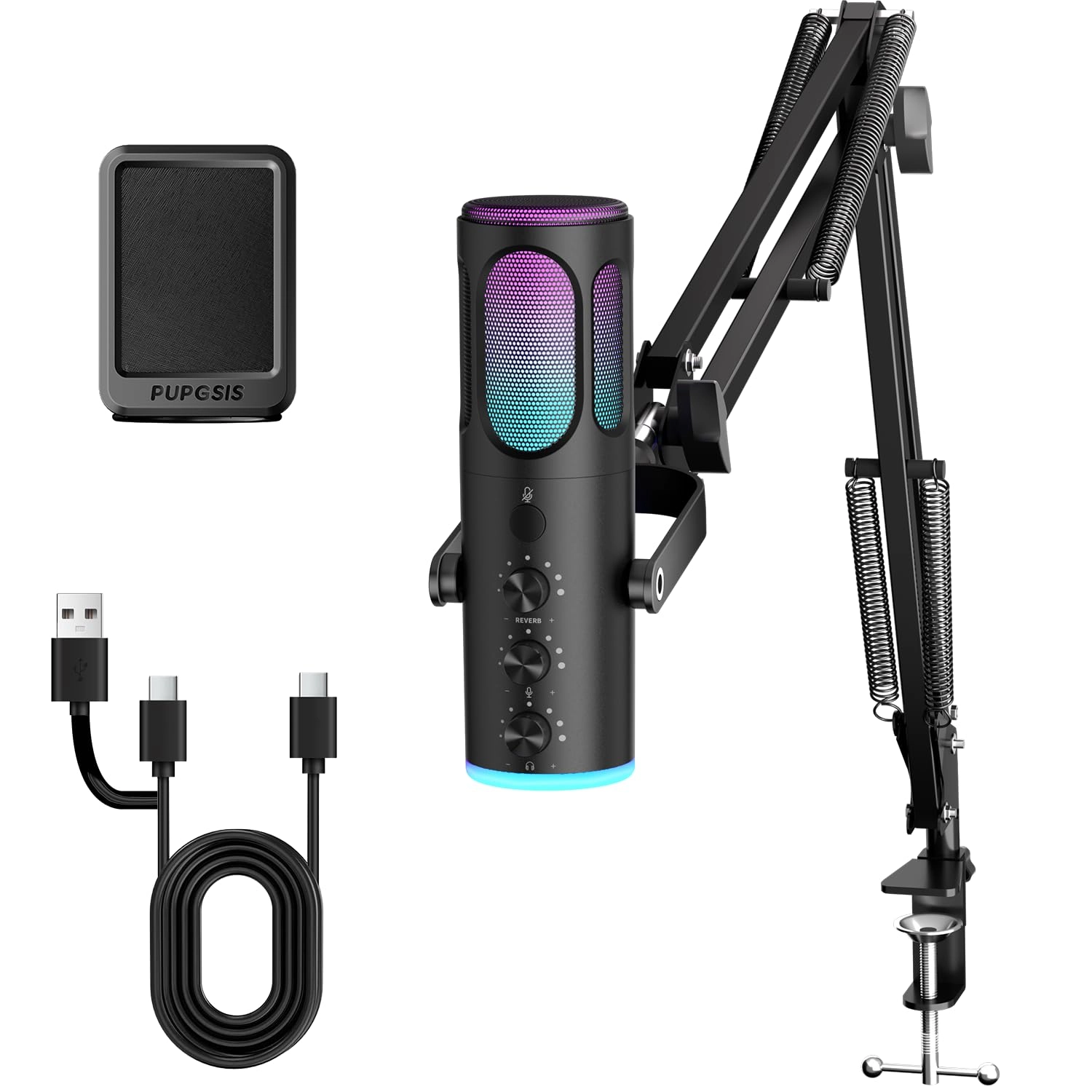 P PUPGSIS C1-arm stand USB Microphone