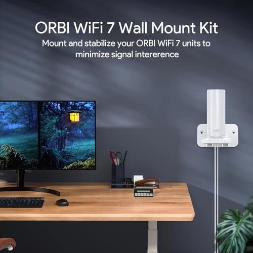 Orbi WiFi 7 Wall Mount - 1 Gigabits Per Second Wi-Fi 7