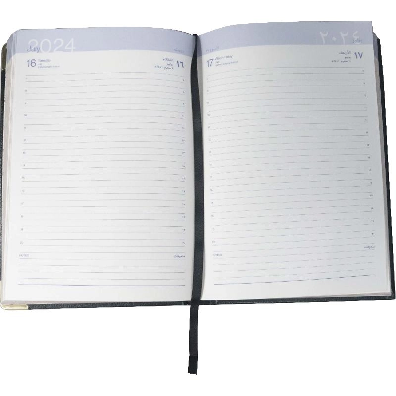 2024 Daily Diary - A5 Black