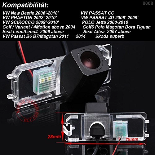 Tailgate Boot Handle Rear View Camera - Night vision 1280 x 720