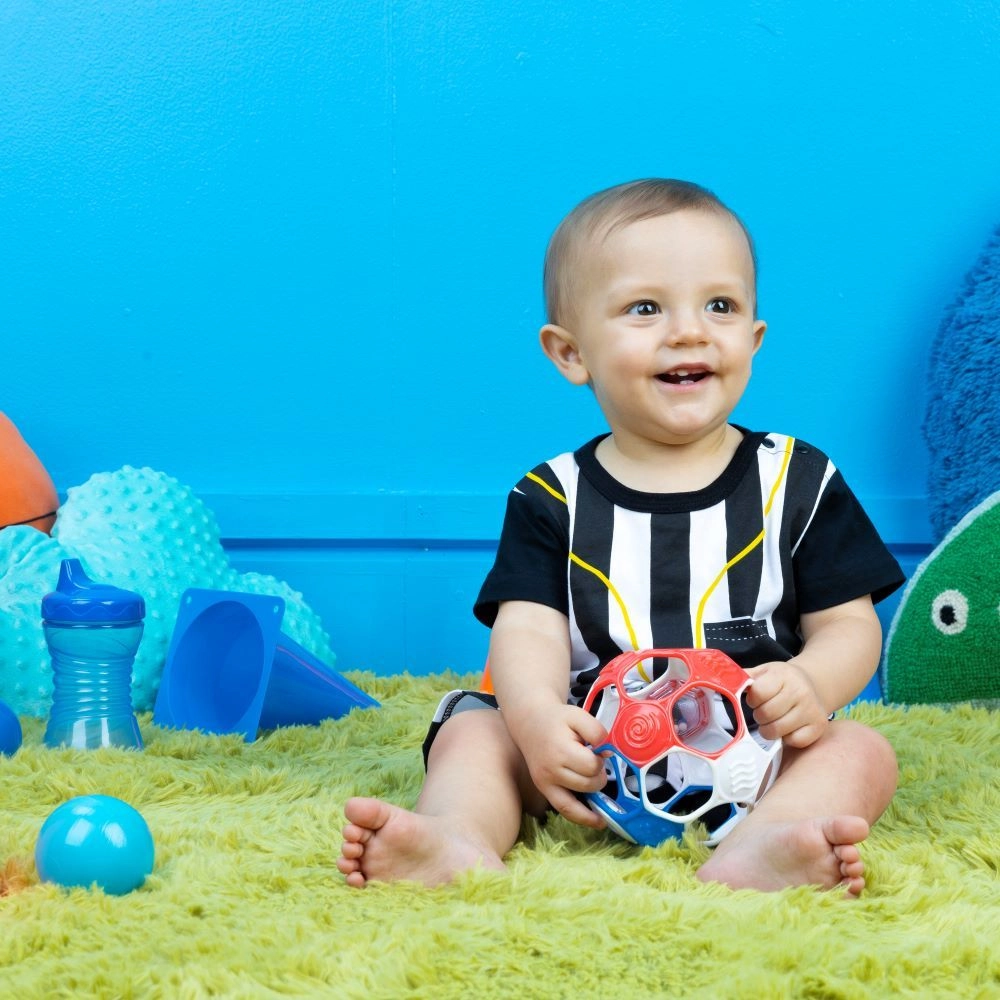 Oball Grippin' Goals Rattle Soccer Ball - 0 month and above