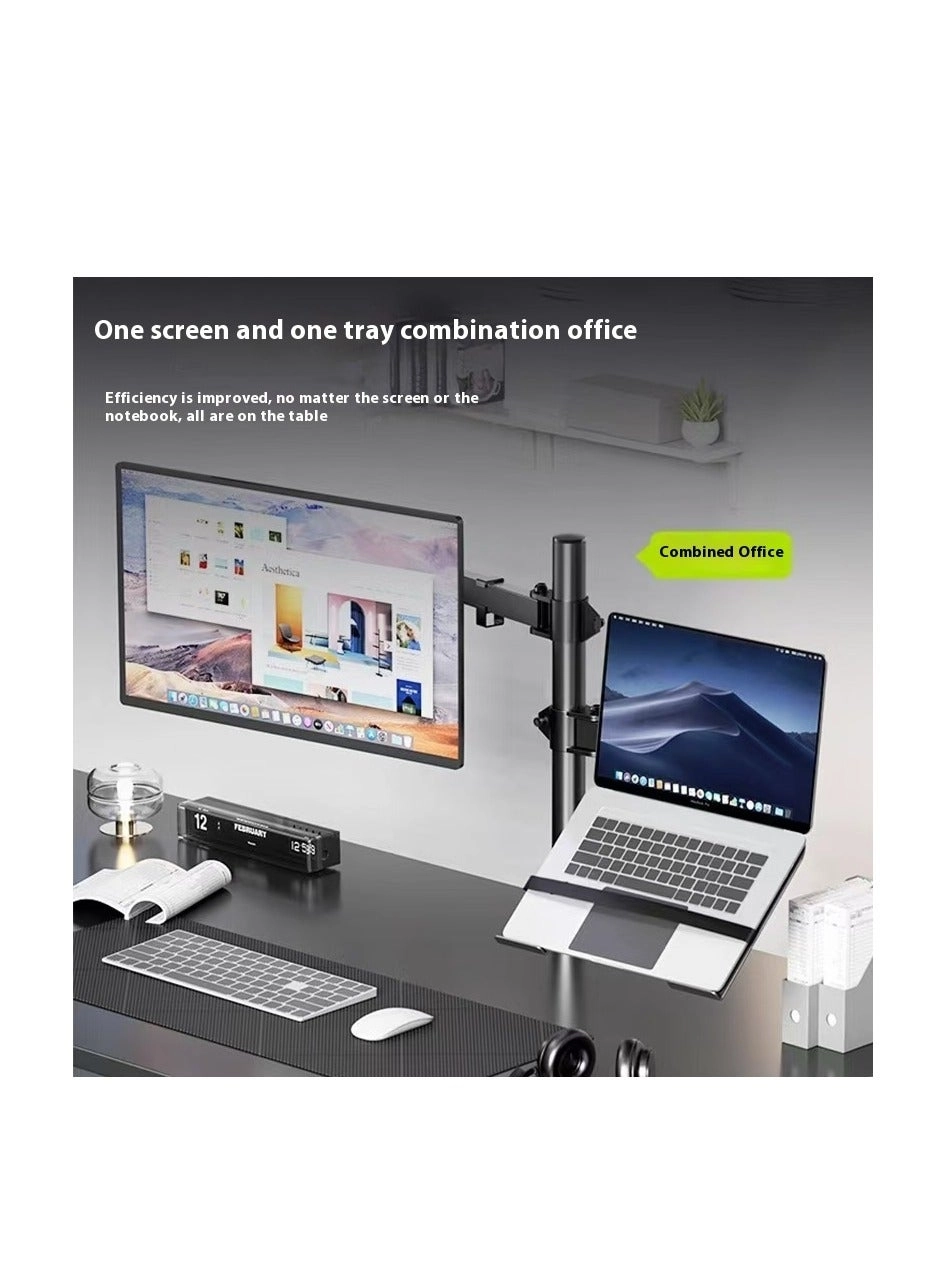 BESSGROUP Universal laptop monitor stand - Dual Arm 32 in 75 x75 and VESA 100 x 100mm