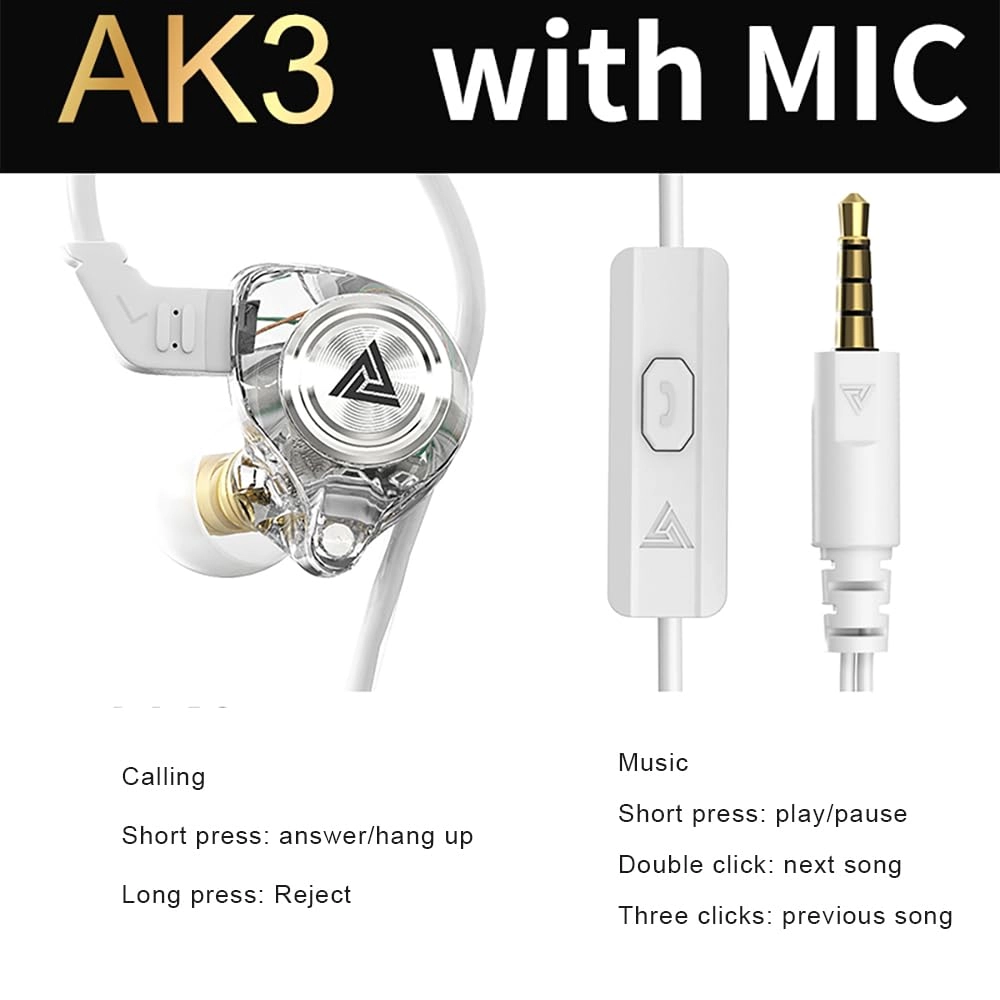 AK6PRO Wired Earbud Pack