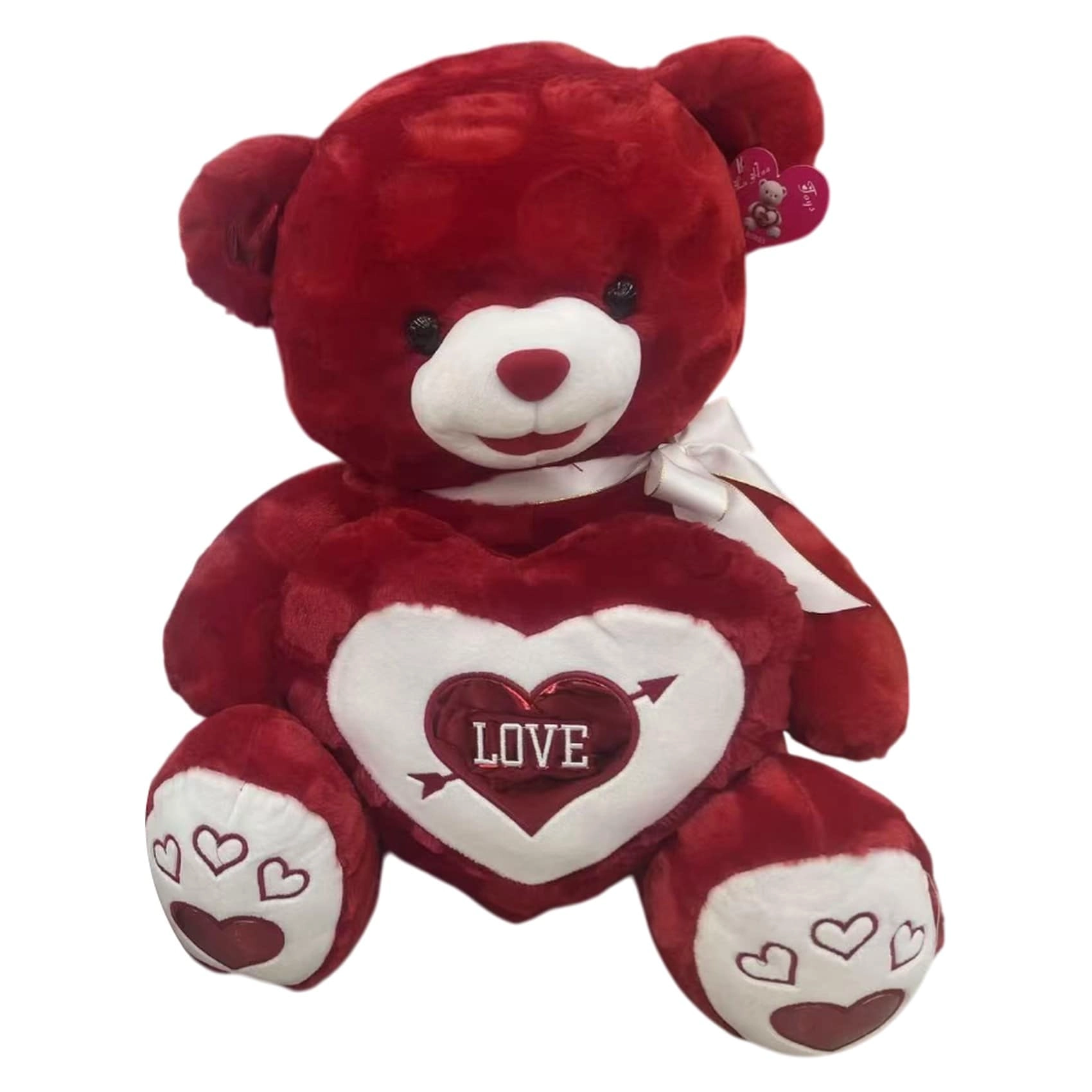 Carrefour Teddy With Heart XJ513 - 50 cm Plush