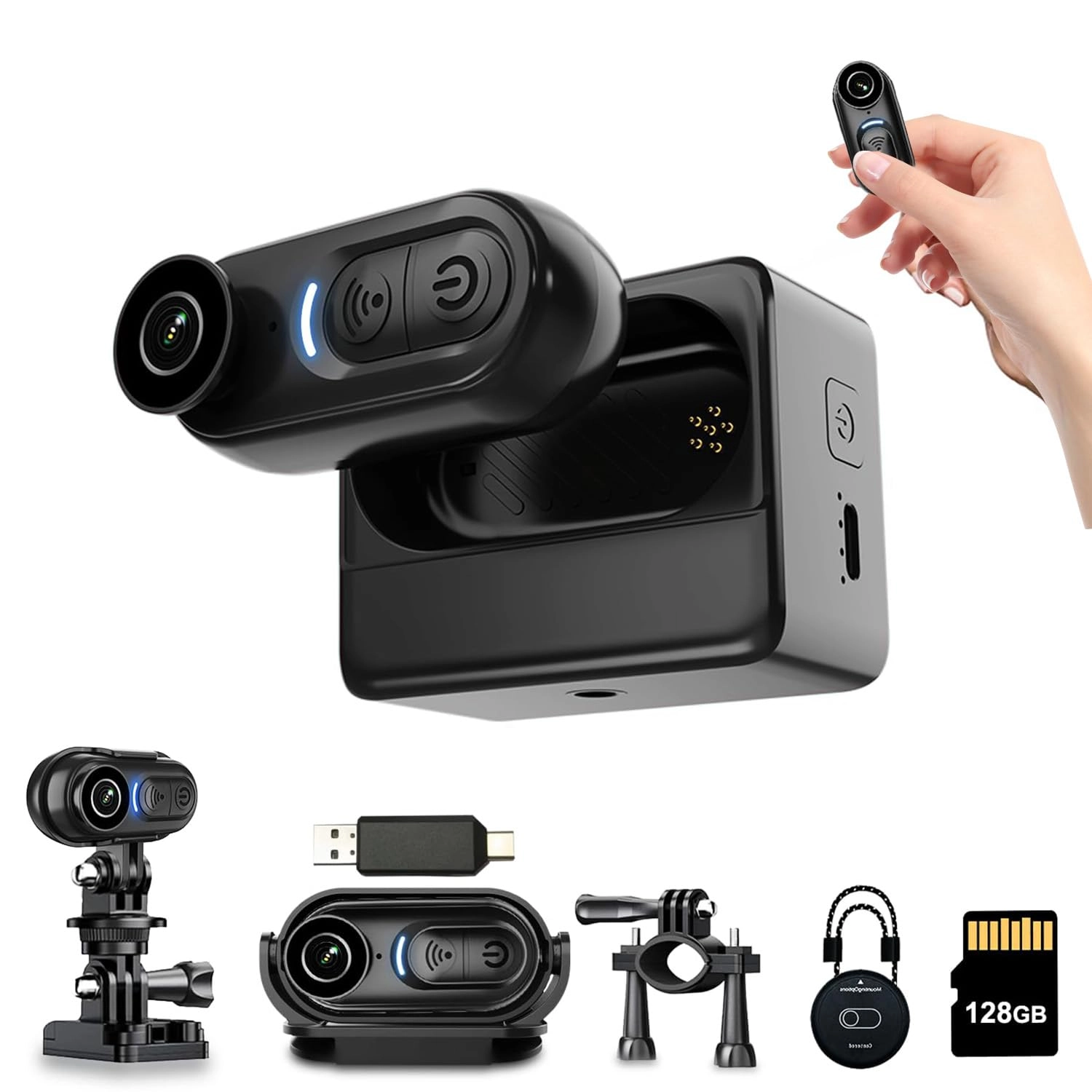 Funito 5K Action Camera - 128GB 5K 60FPS