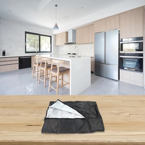 Refrigerator Cover - 210D Waterproof 60*85*185CM Black