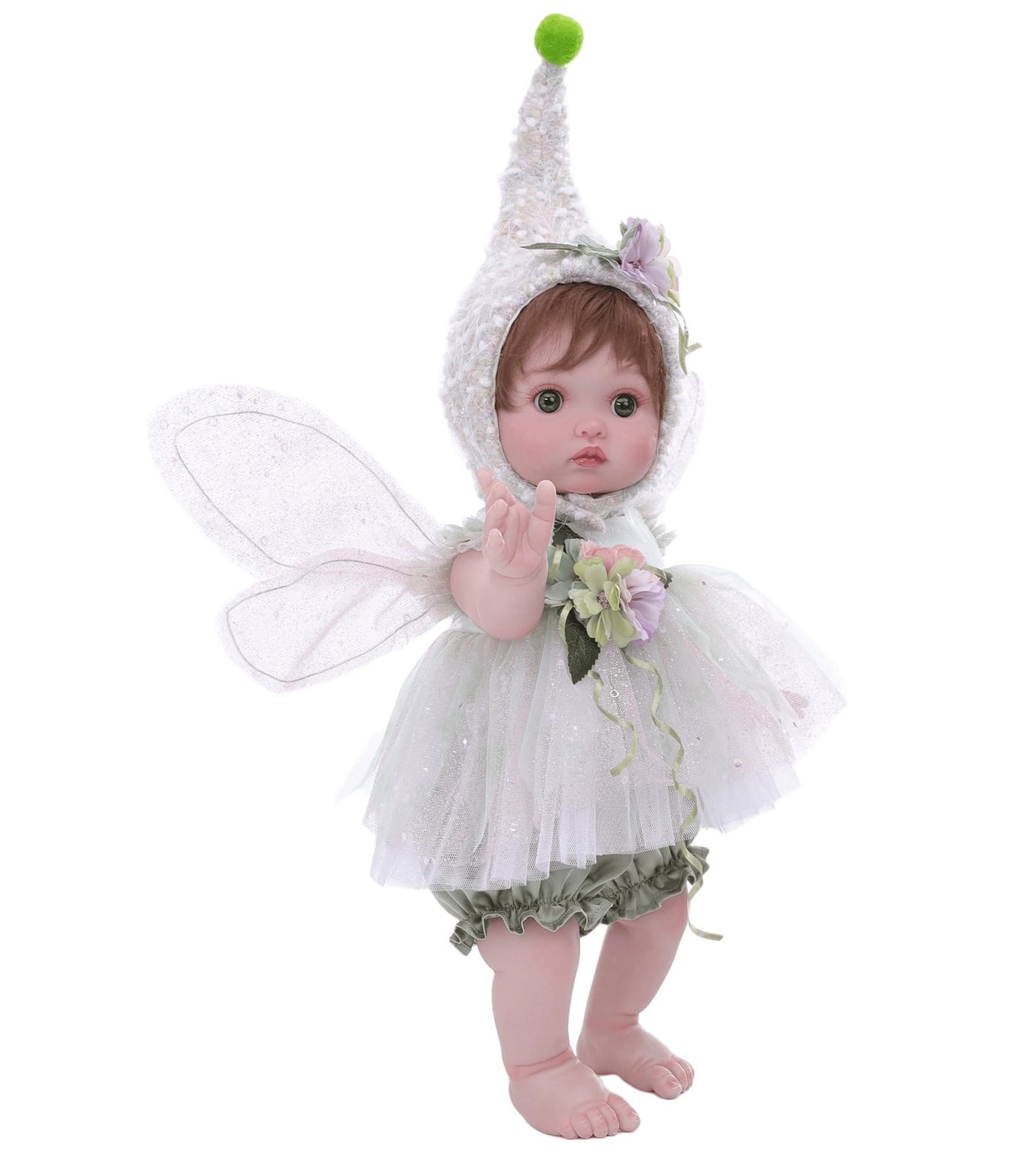 Green Fairy Reborn Baby Doll - 18 Inch Newborn Ages 3+