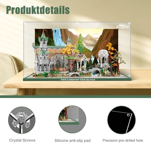 Acrylic Display Case for LEGO 10316 The Lord of the Rings Rivendell - Acrylic