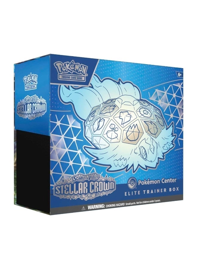 Scarlet & Violet (SV07) Stellar Crown Elite Trainer Box - 9 Pokémon TCG: Scarlet & Violet Stellar Crown booster packs 65 card sleeves
