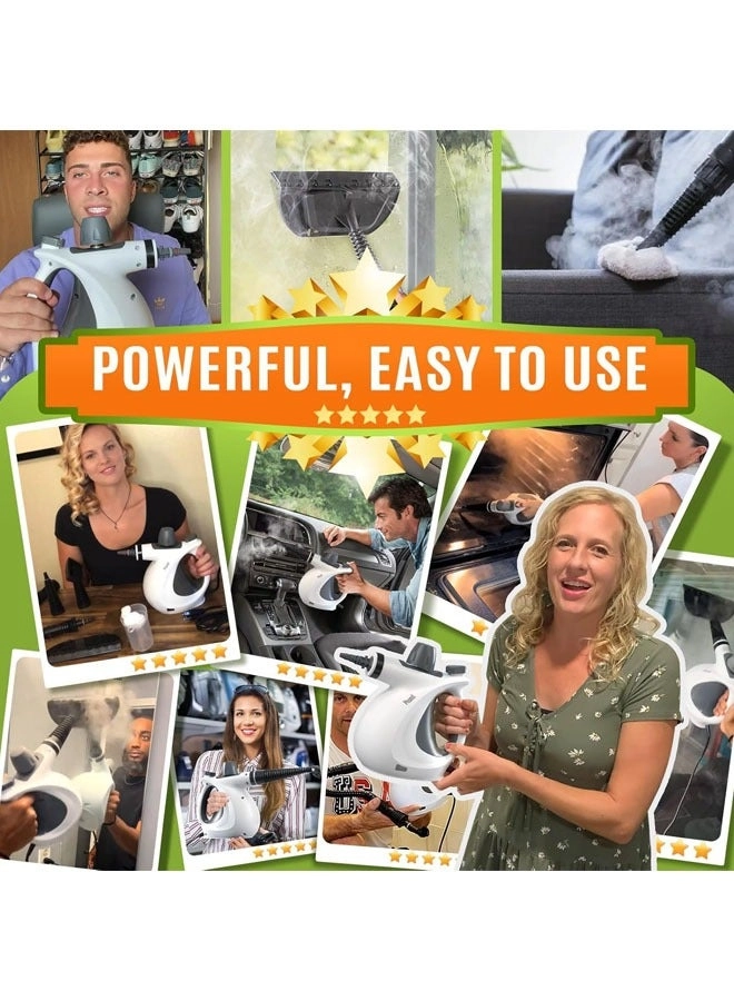 Handheld Pressurized Steam Cleaner - 900-1050W 220°F-230°F