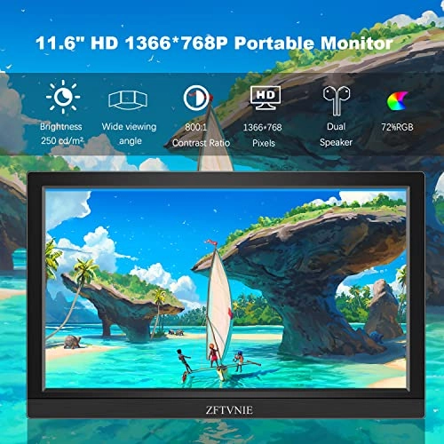 Portable Monitor - 1366x768 11.6 Inches