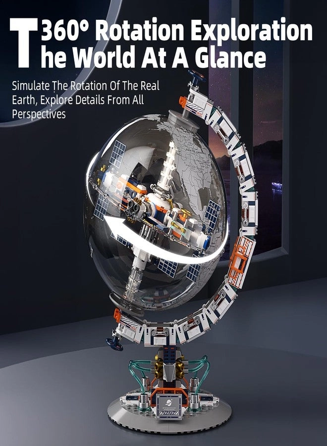 Space Station Globe Building Set Science Experiments - 8-14 years 657 pieces