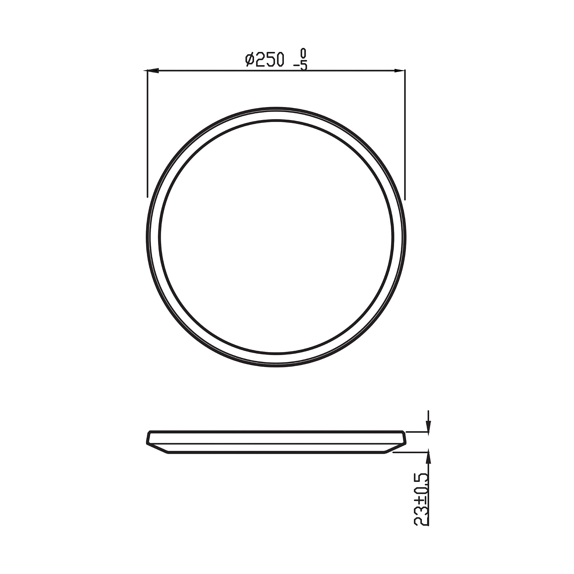 LED Superslim SceneSwitch - 2700K Dimmable