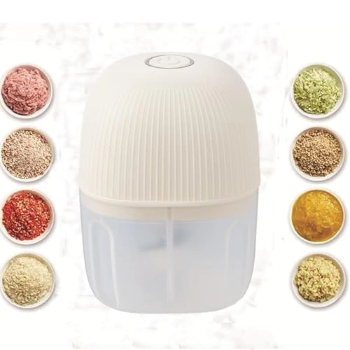 Mini Garlic Chopper - 250ml Type-C Rechargeable