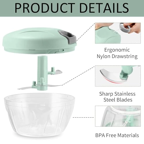 Onion Chopper - 500 ml/min 3 blades