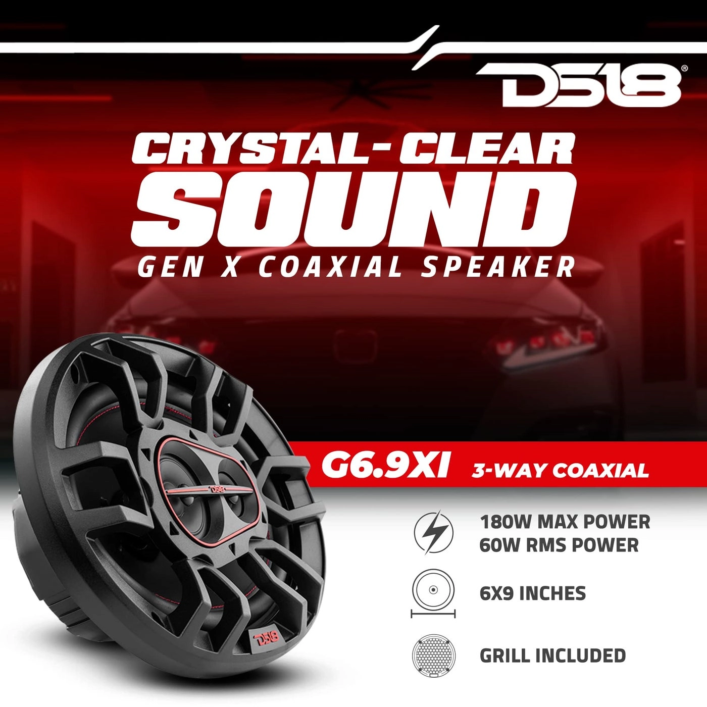 G6.9Xi - 6x9 3-Way Coaxial