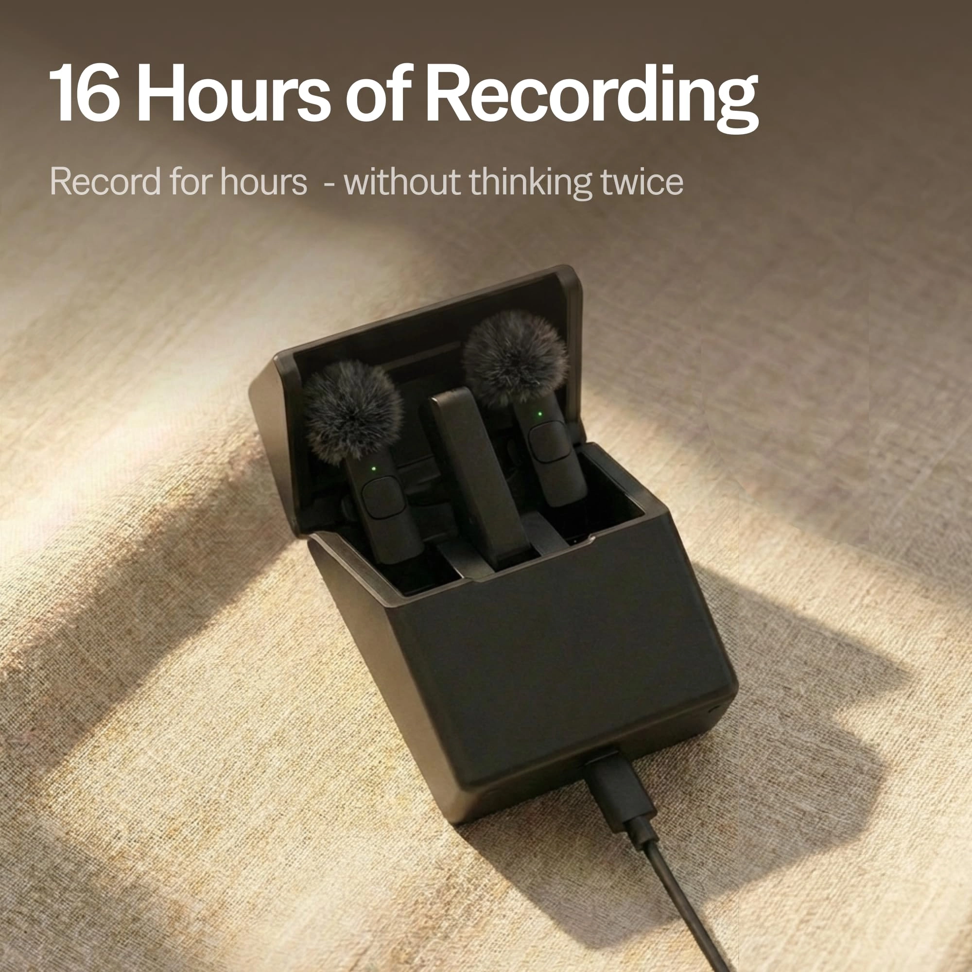 mini-mic-pro Wireless+Lightning+USB Microphone 2 Pack