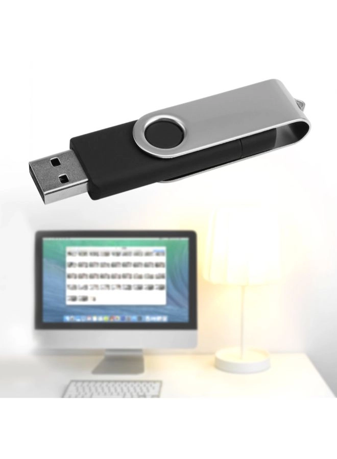 2-In-1 USB 2.0 Flash Drive - 16 GB