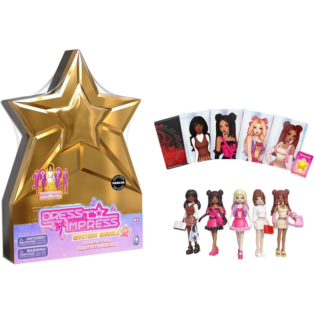 PHATMOJO Mystery Models Superstar 1 - 4" Pack of 5