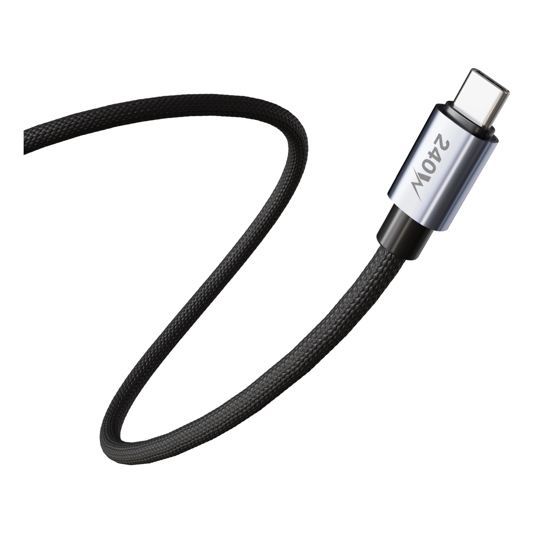 blupebble PowerFlow Cable 240W USB-C to USB-C 2m Braided