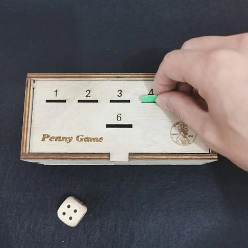 Penny Game - Wood Box