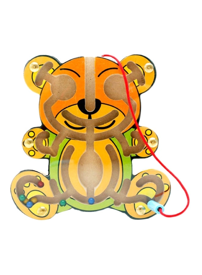 Wooden Bead Maze Roller Coaster Game - 3+ Years