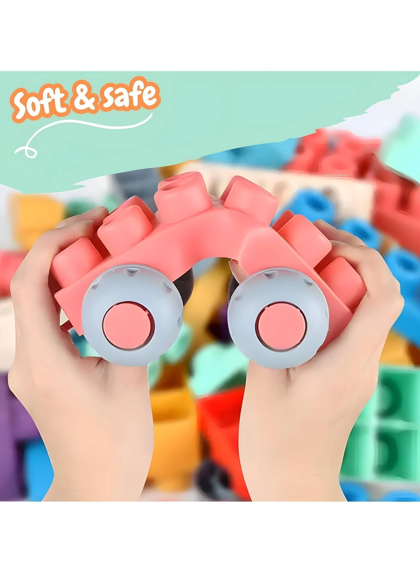 Soft Building Block Sets - 50 pcs