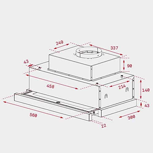 CNL 6610 - 694 cubic metre per hour 56 x 32.2 cm