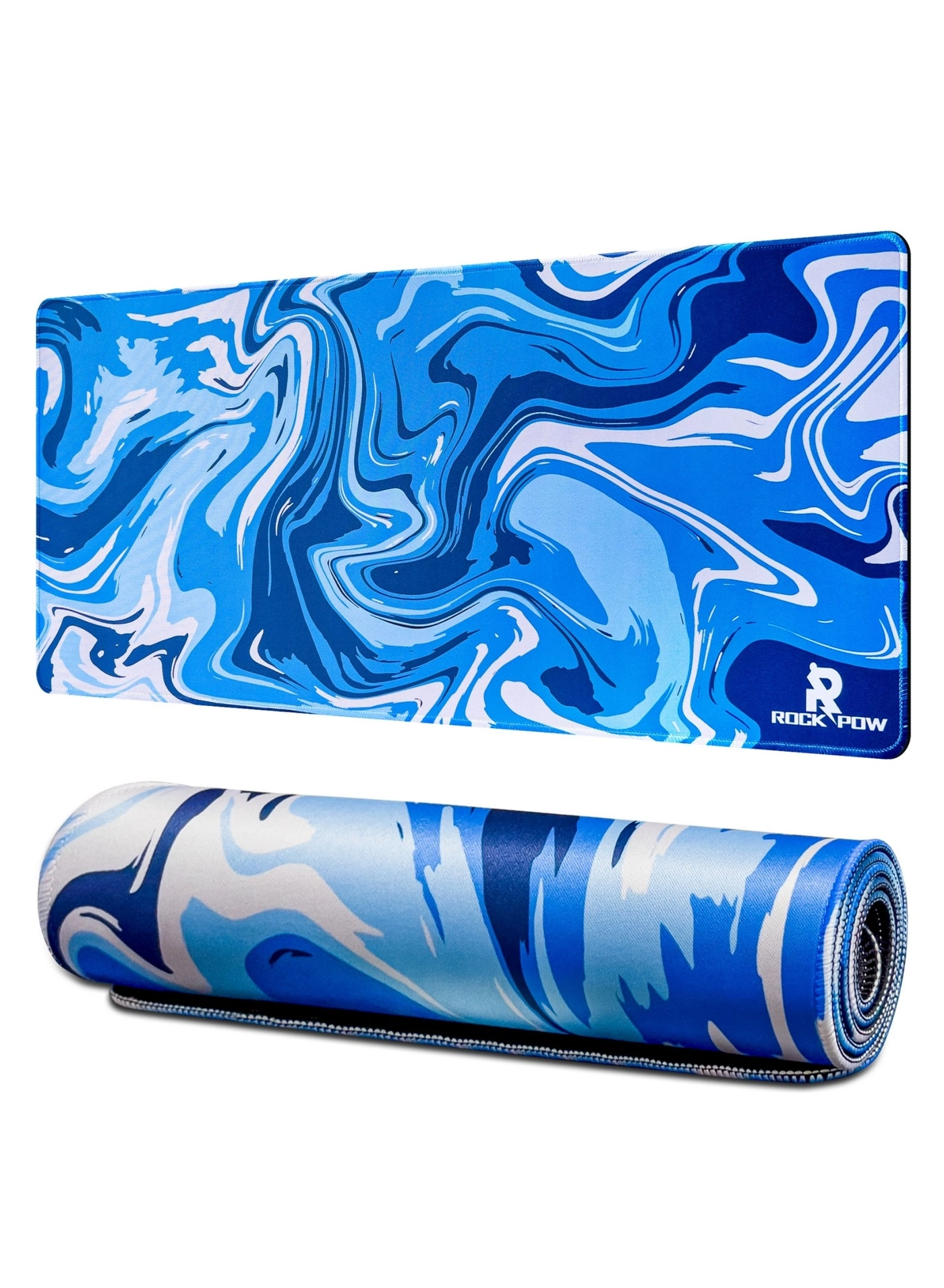 Rock Pow Rock Mousepad - 800 * 300 * 3mm Stitched Edges