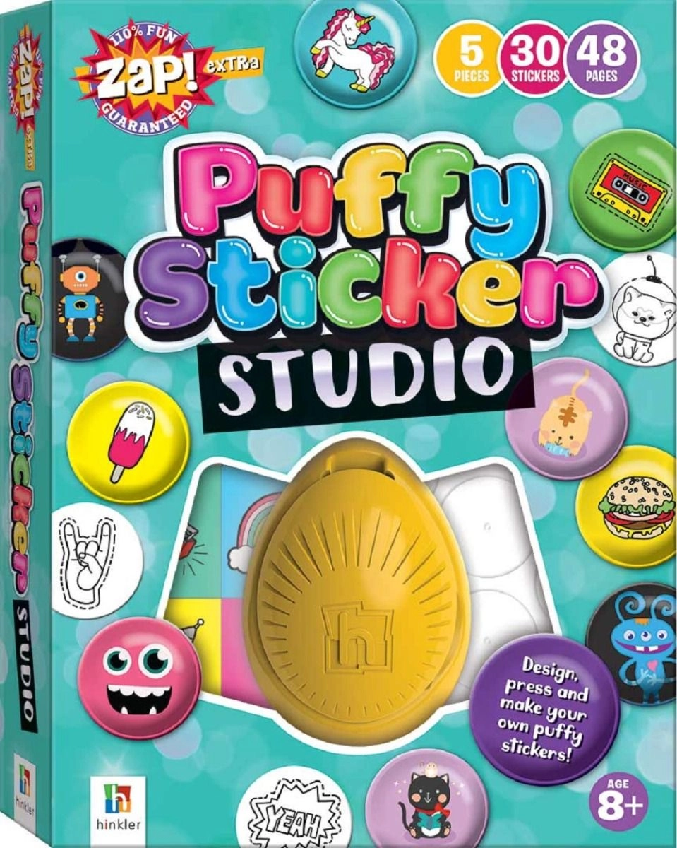 Zap Extra Puffy Activity Sticker Book 30 pcs