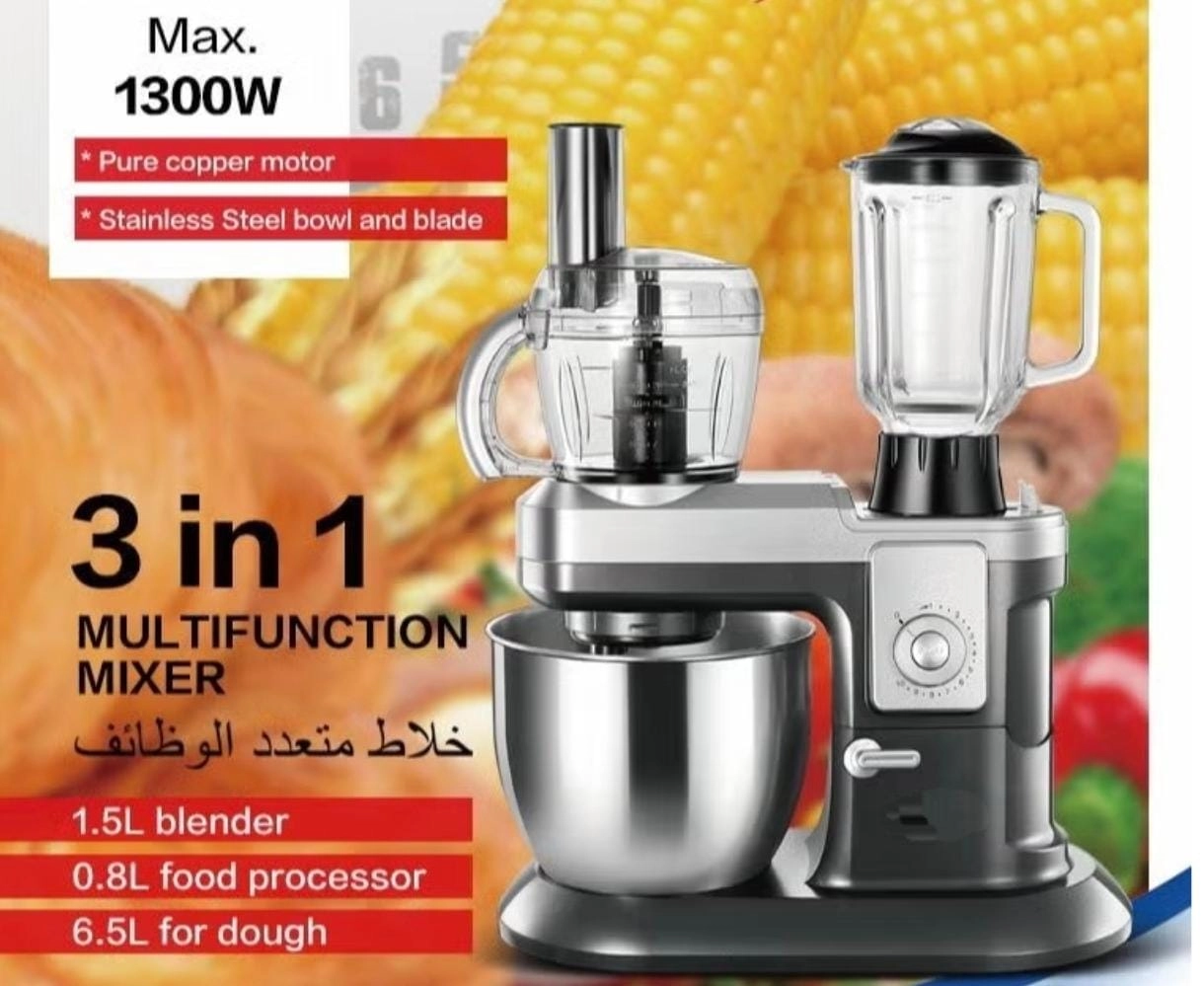 Multifunction Food Processor Mixer - 6.5L