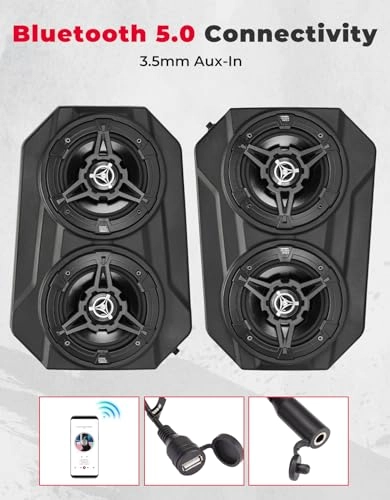 UTV Sound System - Four 6.5'' Speakers