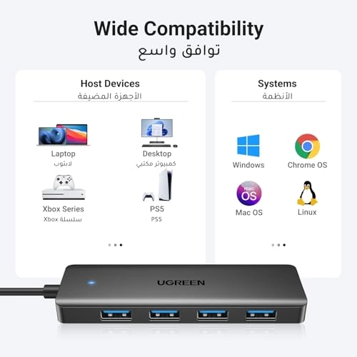 USB A Hub - 4 Ports 5Gbps