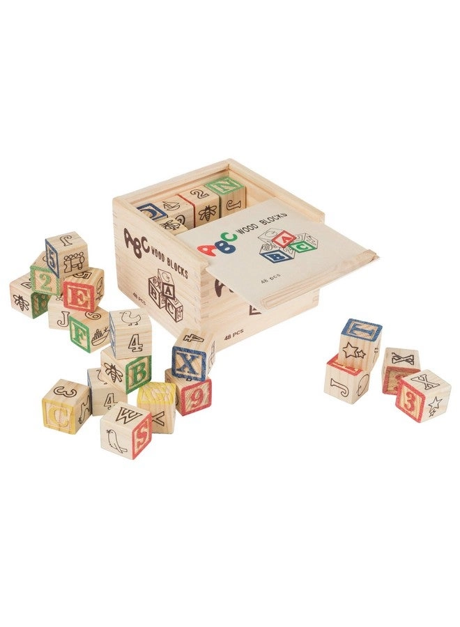 Hey! Play! ABC and 123 Wooden Blocks