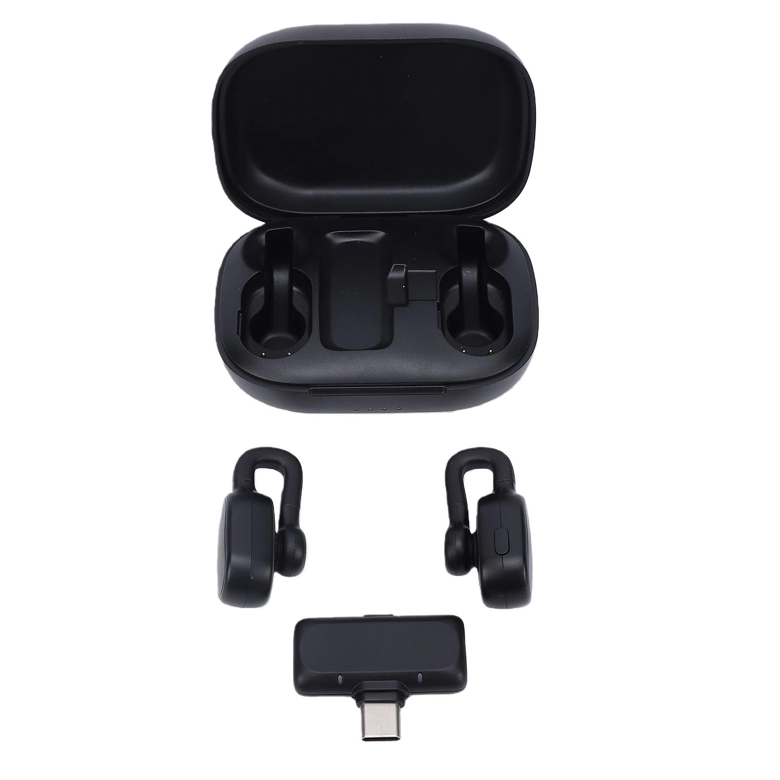 Luqeeg AI Noise Reduction Wireless Microphone - 2 Microphones