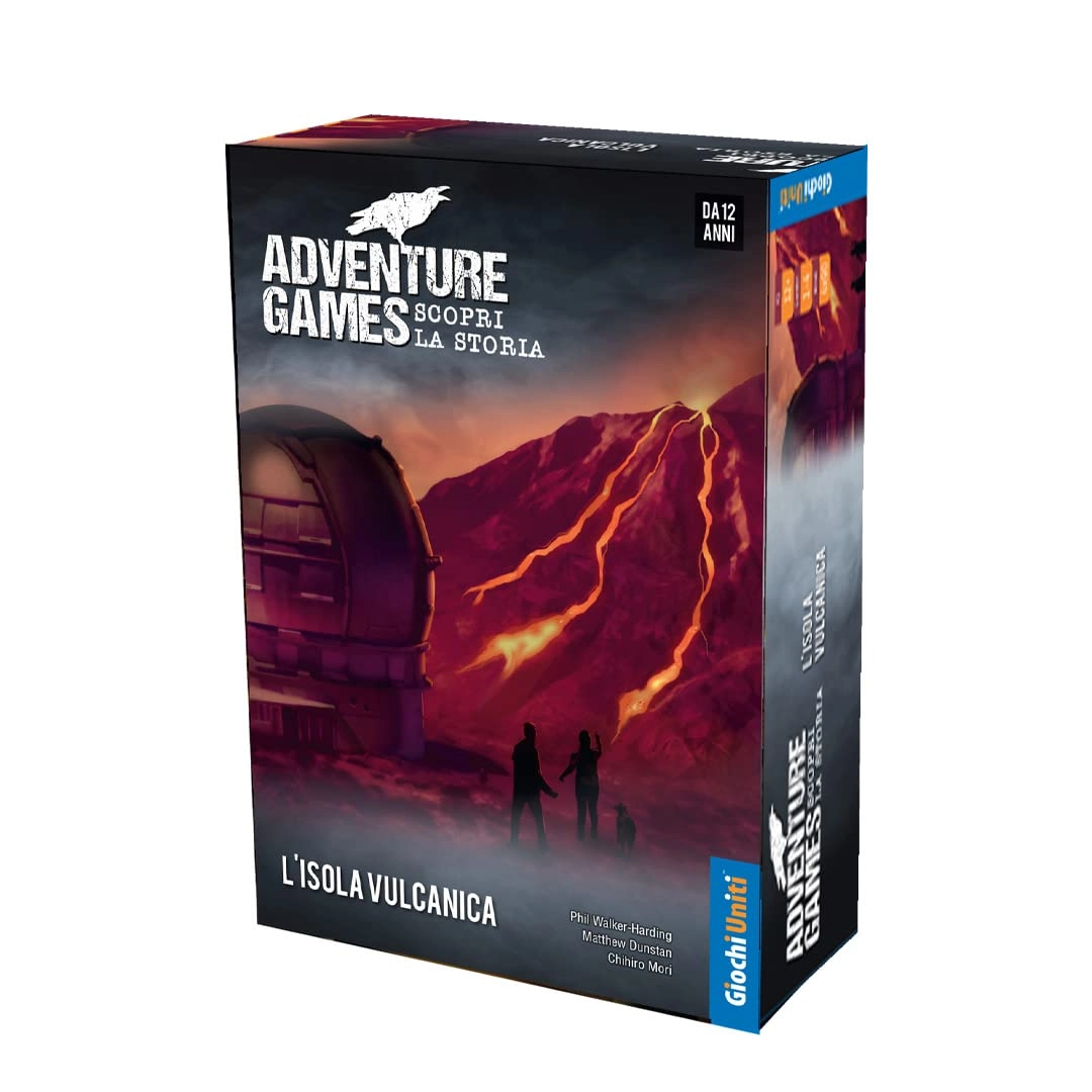 Giochi Uniti Adventure Game: Volcanic Island - Card Game (Italian)