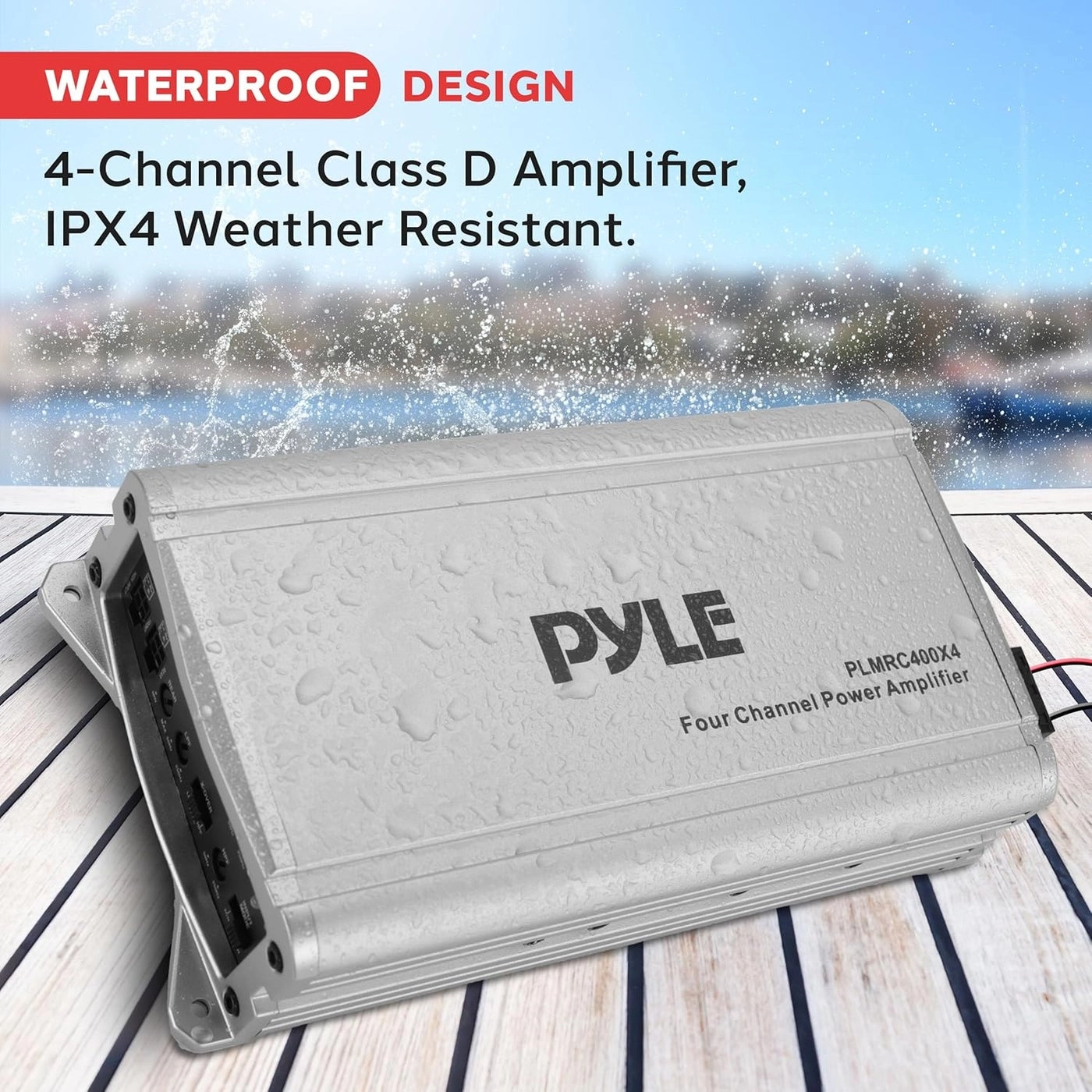 PLMRC400X4 - Class D 4-Channel 1200W