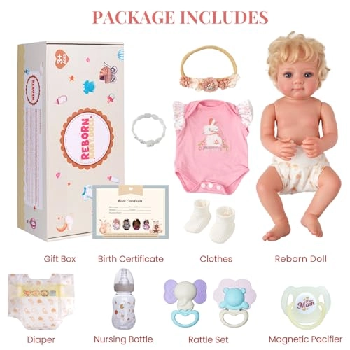 Ziva Reborn Doll - 7 inches Vinyl Ages 3+