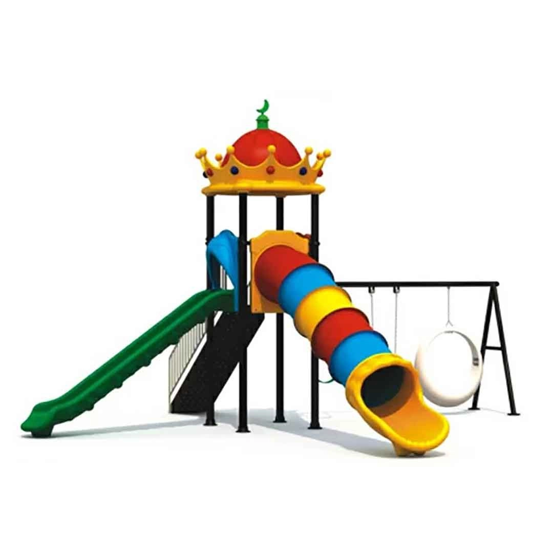 Kids Playground Climbers Swings N Slide - 3+ Multi Colour