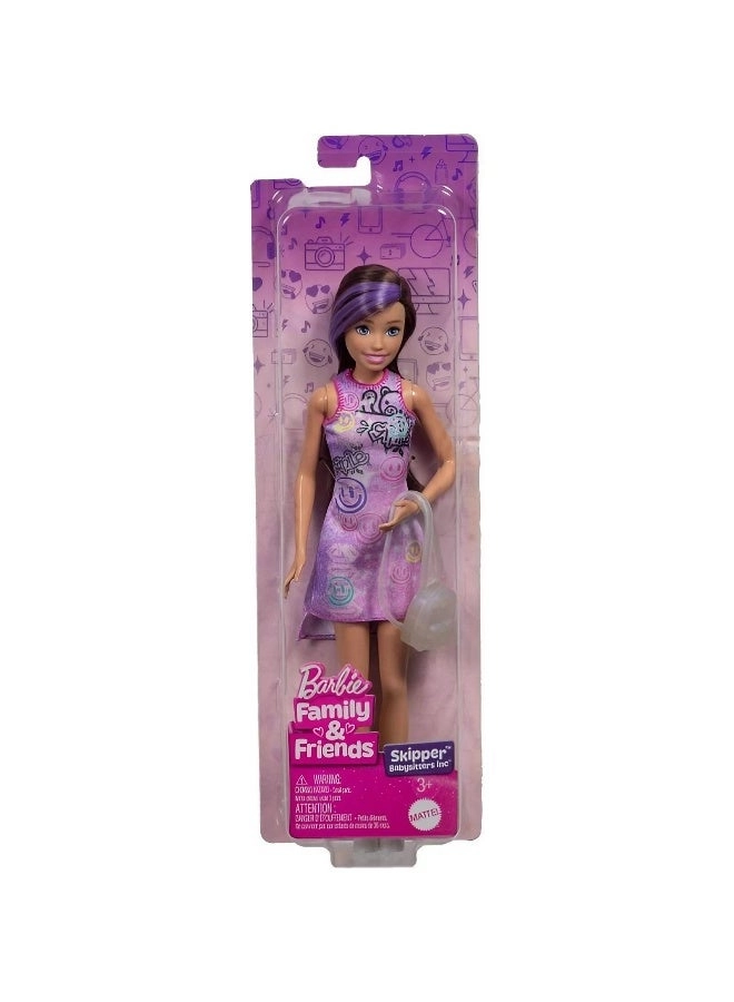 Barbie Skipper Doll - 27.94 cm Babysitters Inc Ages 3+
