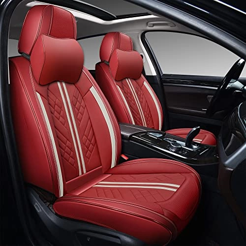 Car Seat Covers - Front Seat 2 Pack Faux Leather