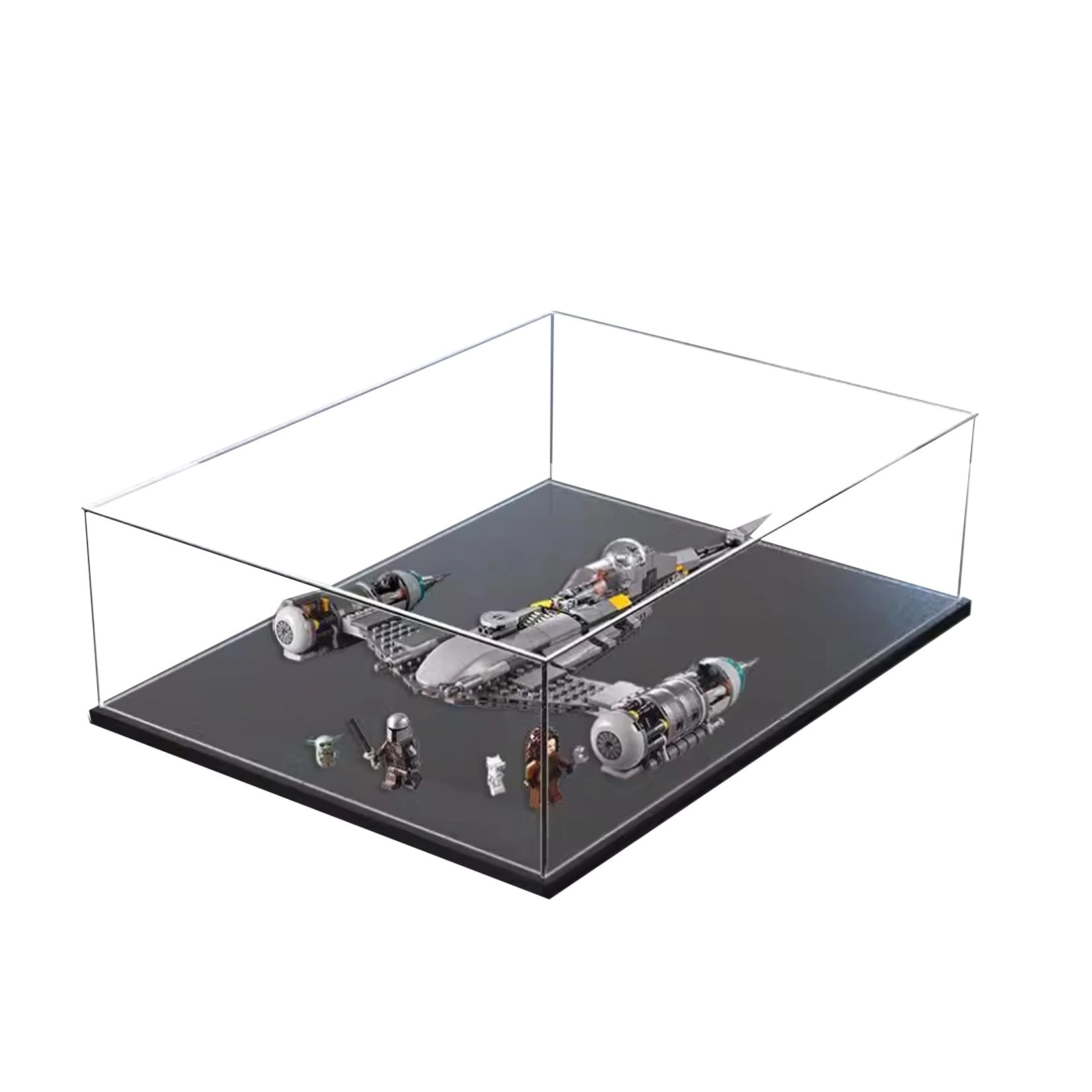 HALFS Acrylic Display Case - 19.7 x 13.8 x 5.9 inches 3mm